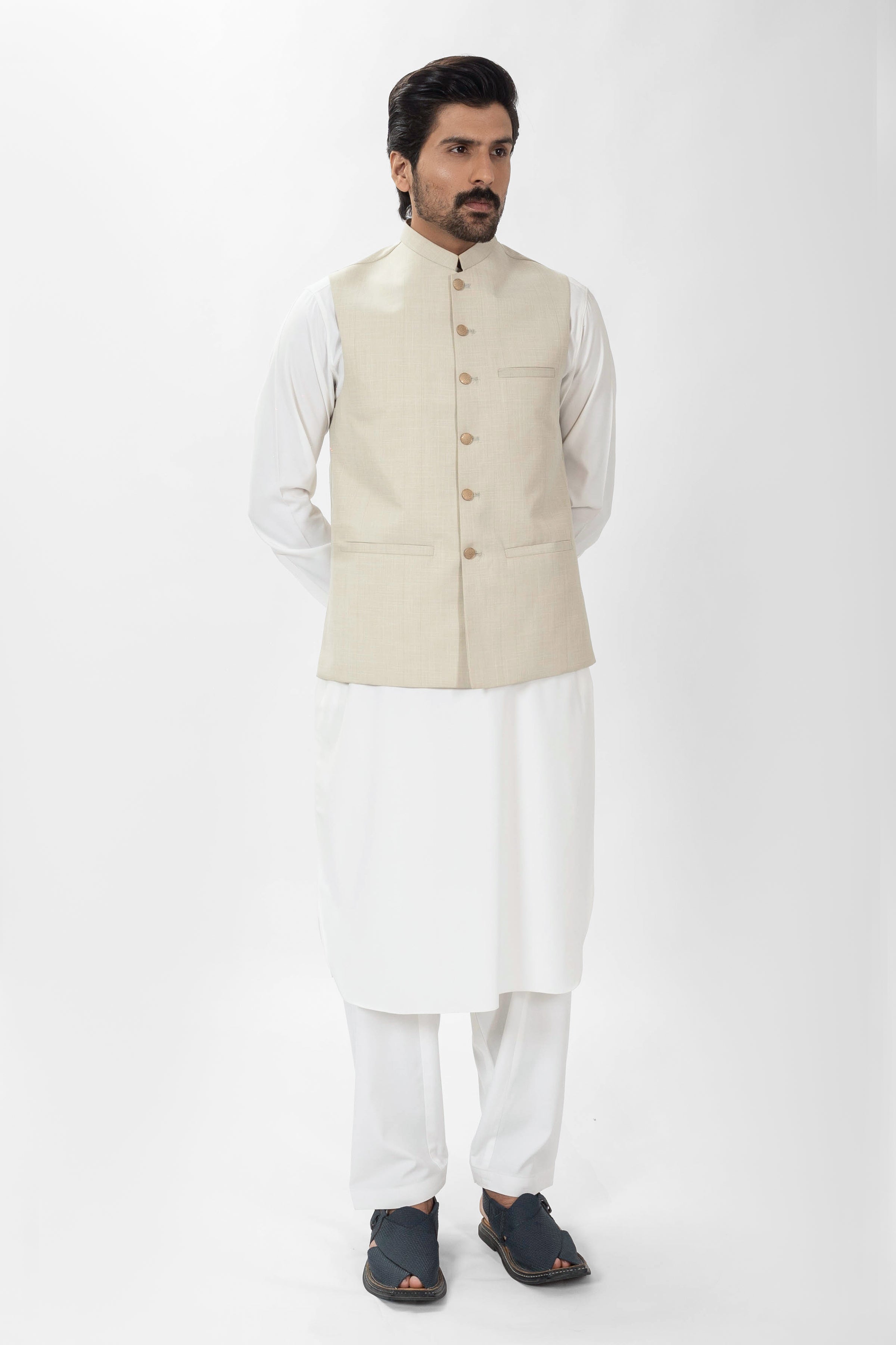IVORY SUITING WAISTCOAT