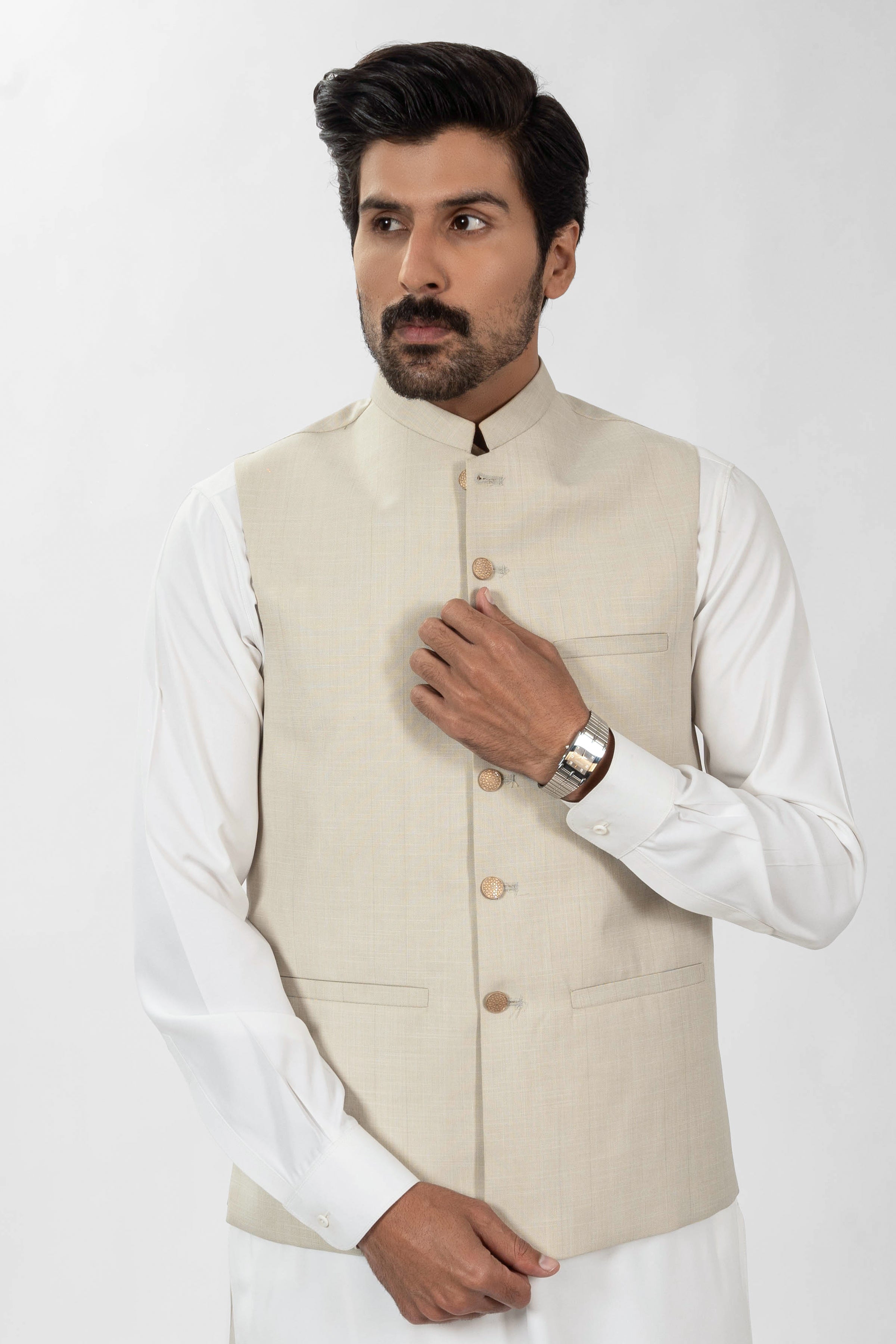 IVORY SUITING WAISTCOAT