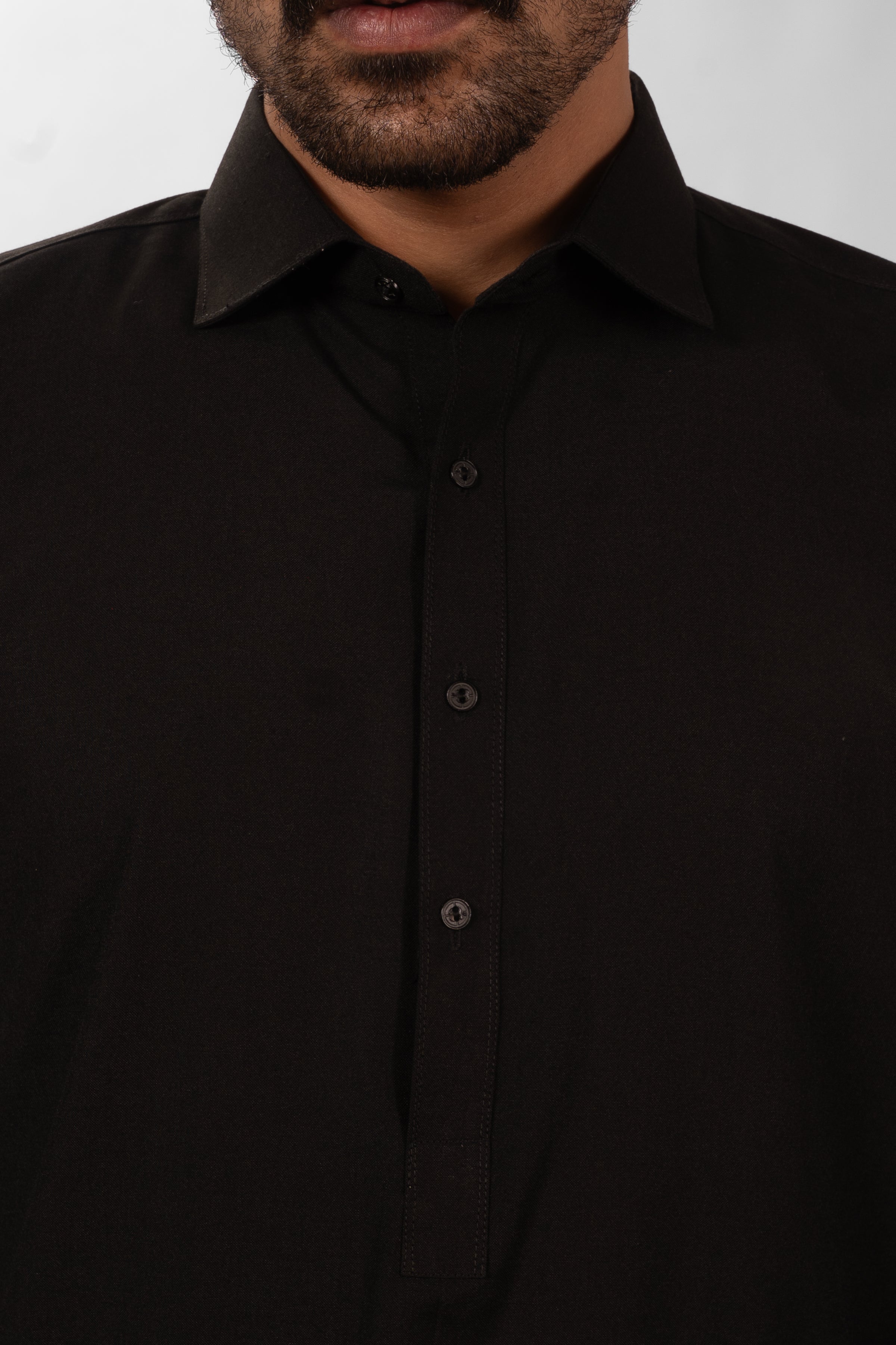 BLACK BLENDED SHALWAR KAMEEZ