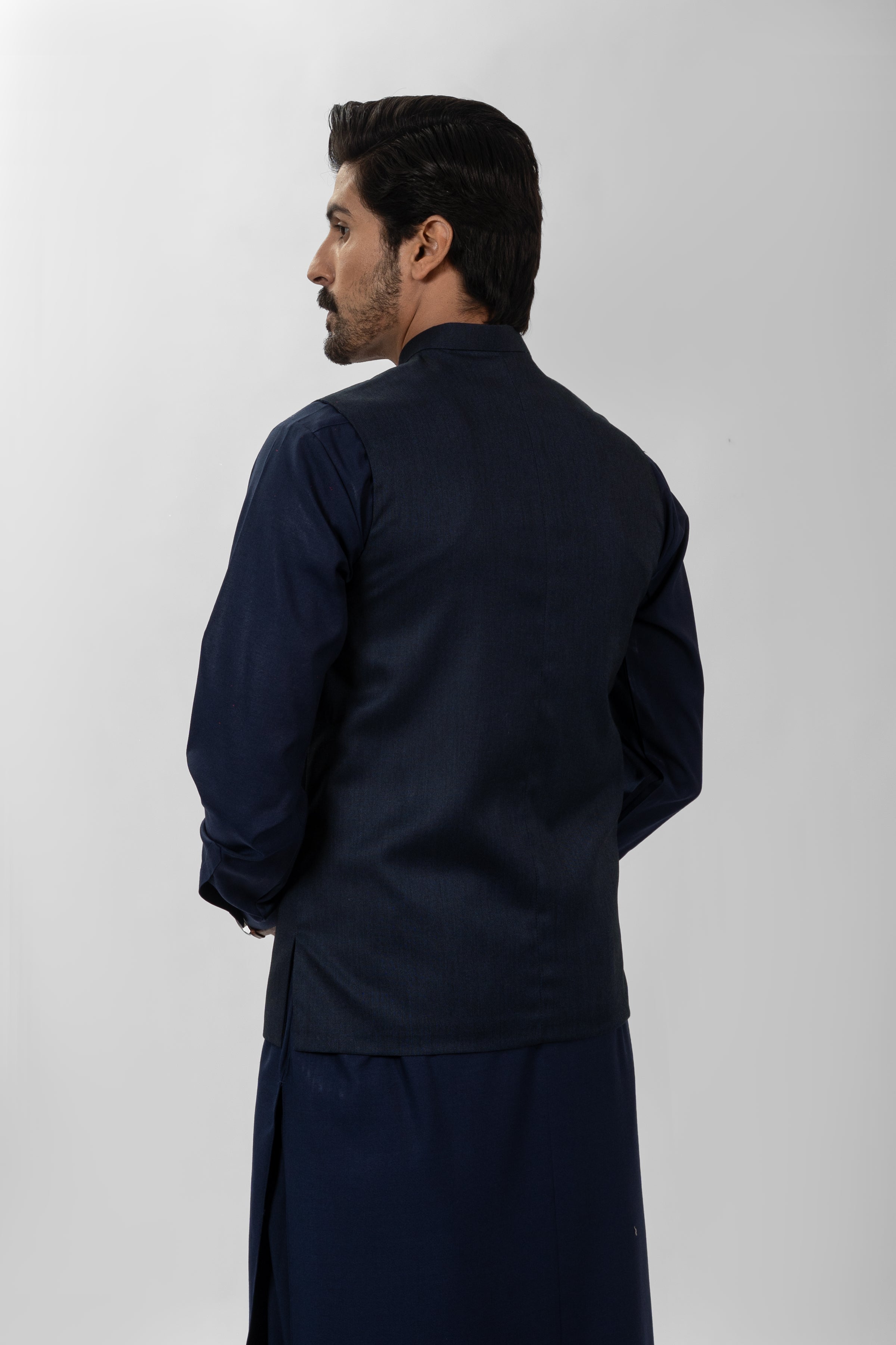 NAVY SUITING WAISTCOAT