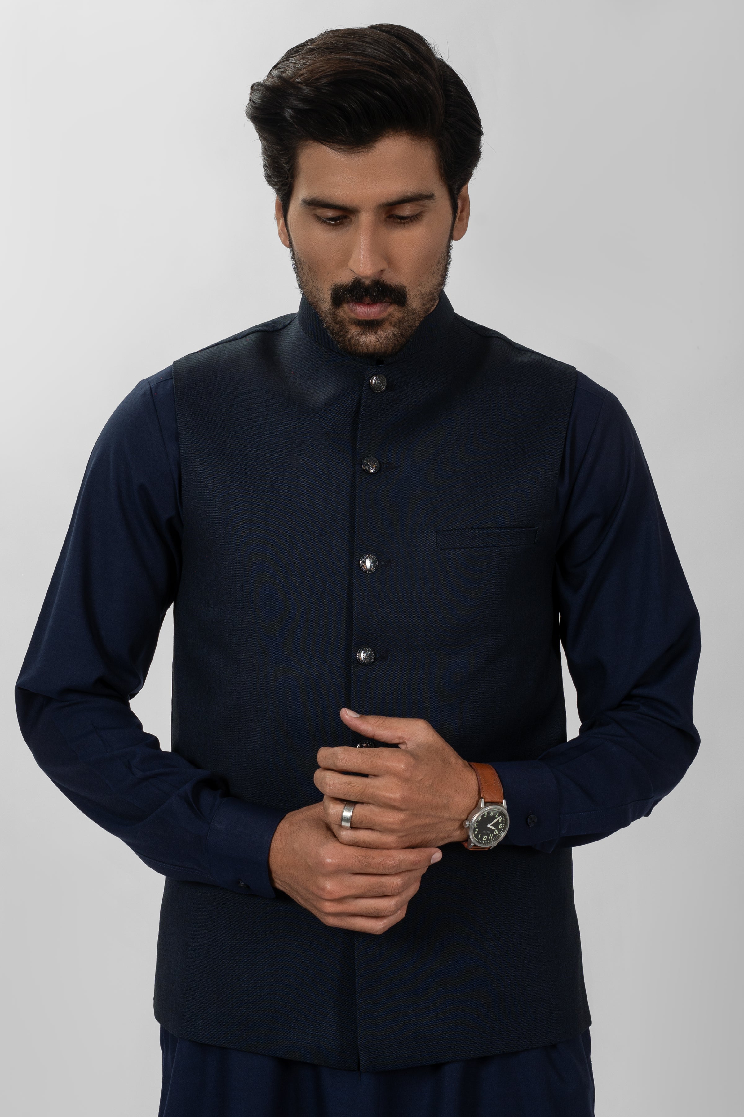 NAVY SUITING WAISTCOAT