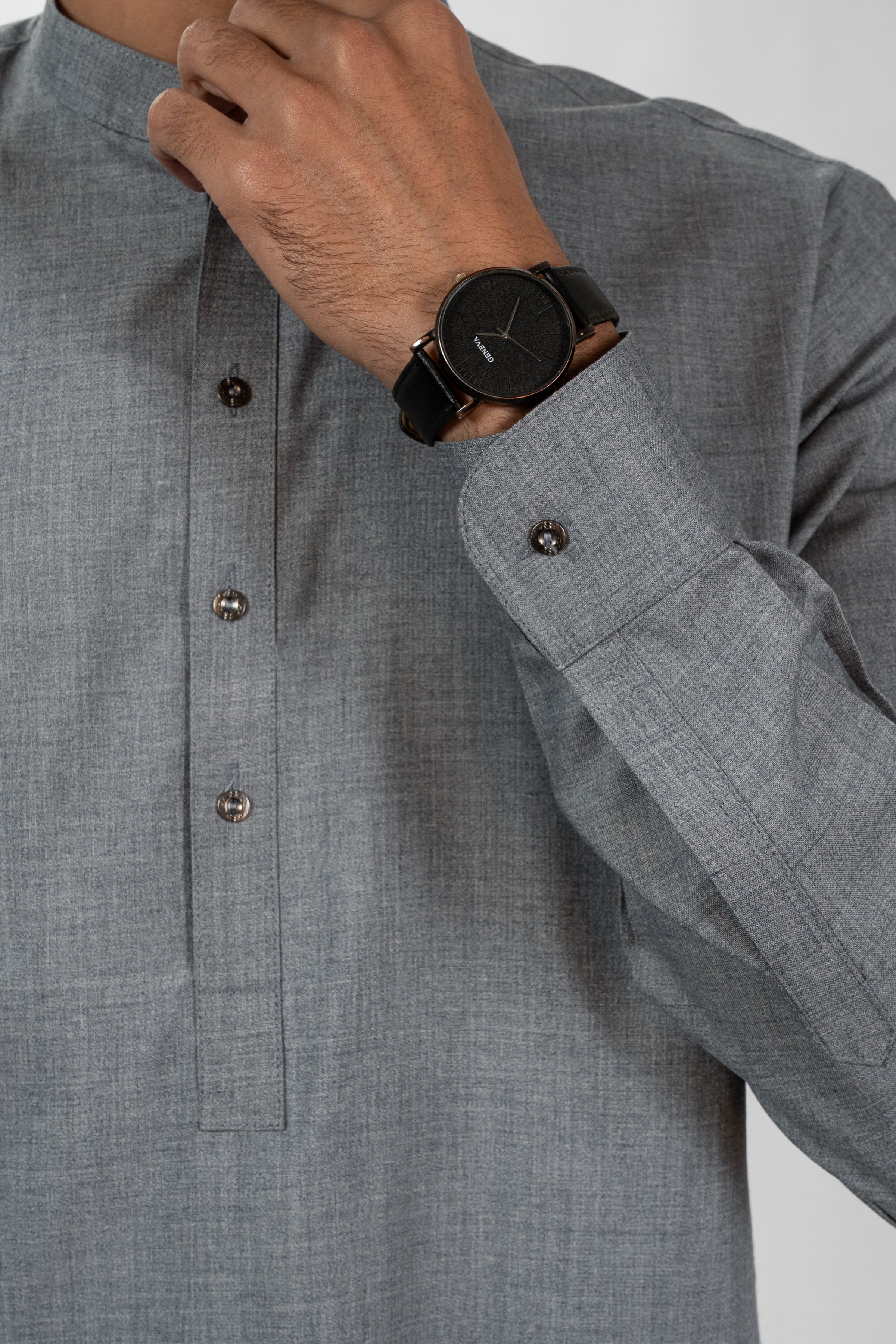 GREY BLENDED SHALWAR KAMEEZ