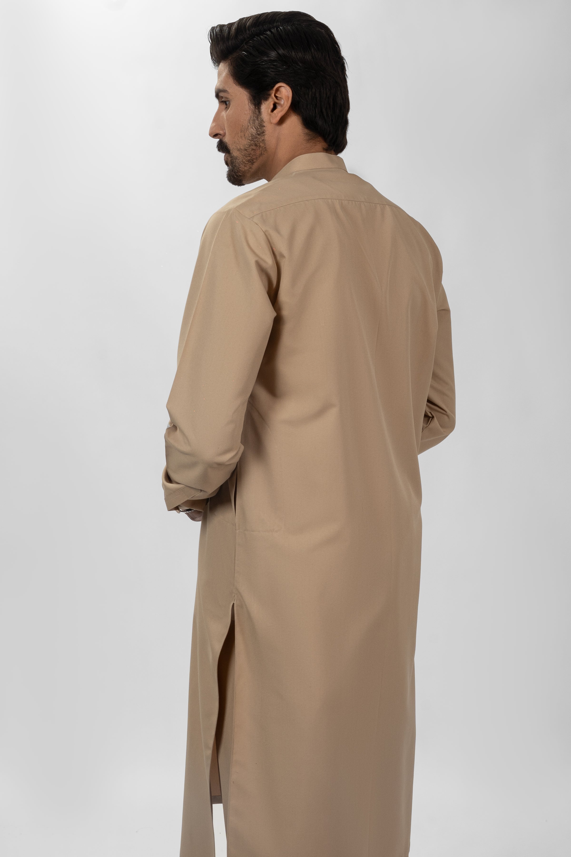 BEIGE BLENDED SHALWAR KAMEEZ