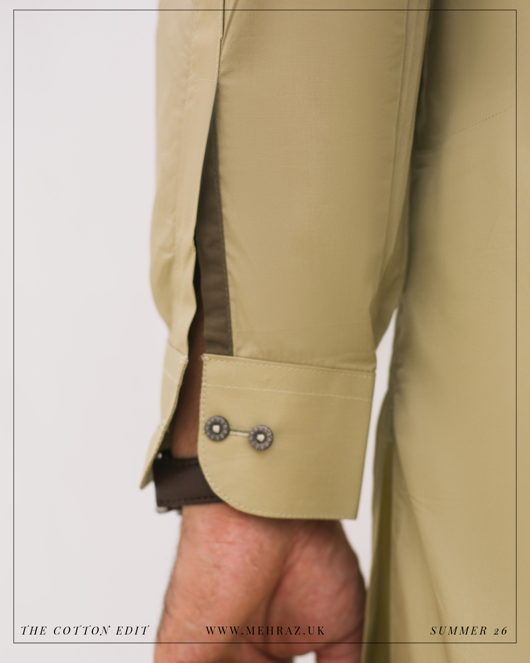 OLIVE COTTON SHALWAR KAMEEZ